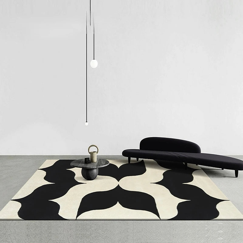 Navak Carpet French Retro Bedroom Decor Stripe Carpet Minimalist Carpets for Living Room Home Art