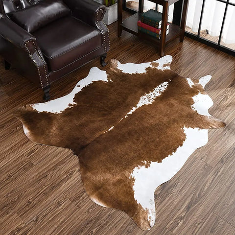 Navak Carpet American style Animal Print Rug faux fur cowhide rug Bedroom carpet room carpet for living room rugs house decoration floor mats