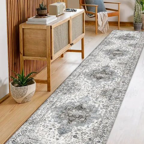 Navak Carpet Exclusive Picks Bohemian Corridor Carpet Geometric Pattern Crystal Velvet Floor Mat Entrance Kitchen Staircase Long Rug Home Decoration