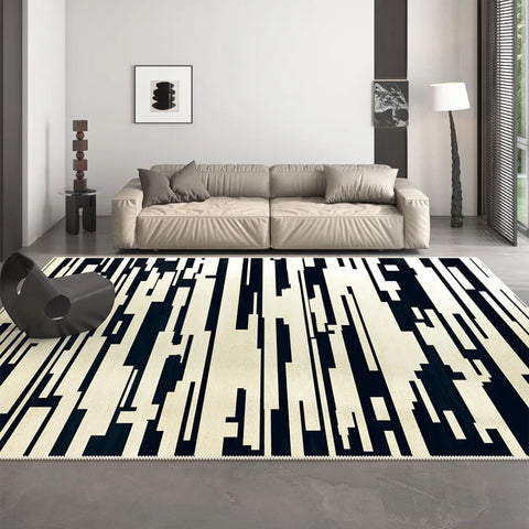 Navak Carpet Nordic Style Carpets for Living Room Washable Bedroom Decor Geometric Pattern Carpet Luxury Lounge Rug Home Large Area Floor Mat