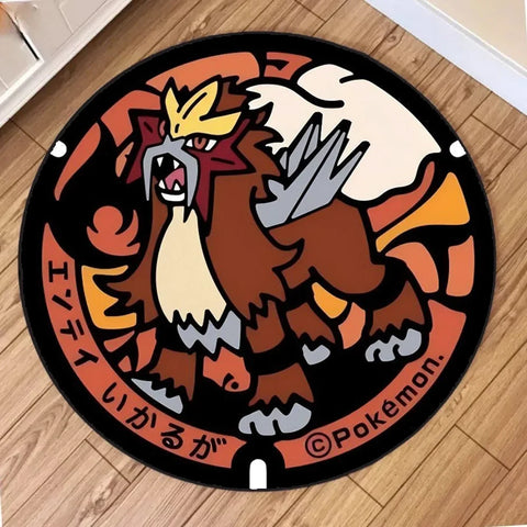 Navak Carpet NEW Daily Picks Kawaii Pokemon Rug for Living Room Decor Lounge Balcony Sofa Mat Bedroom Soft Rug Swivel Chair Mat Kids Gift