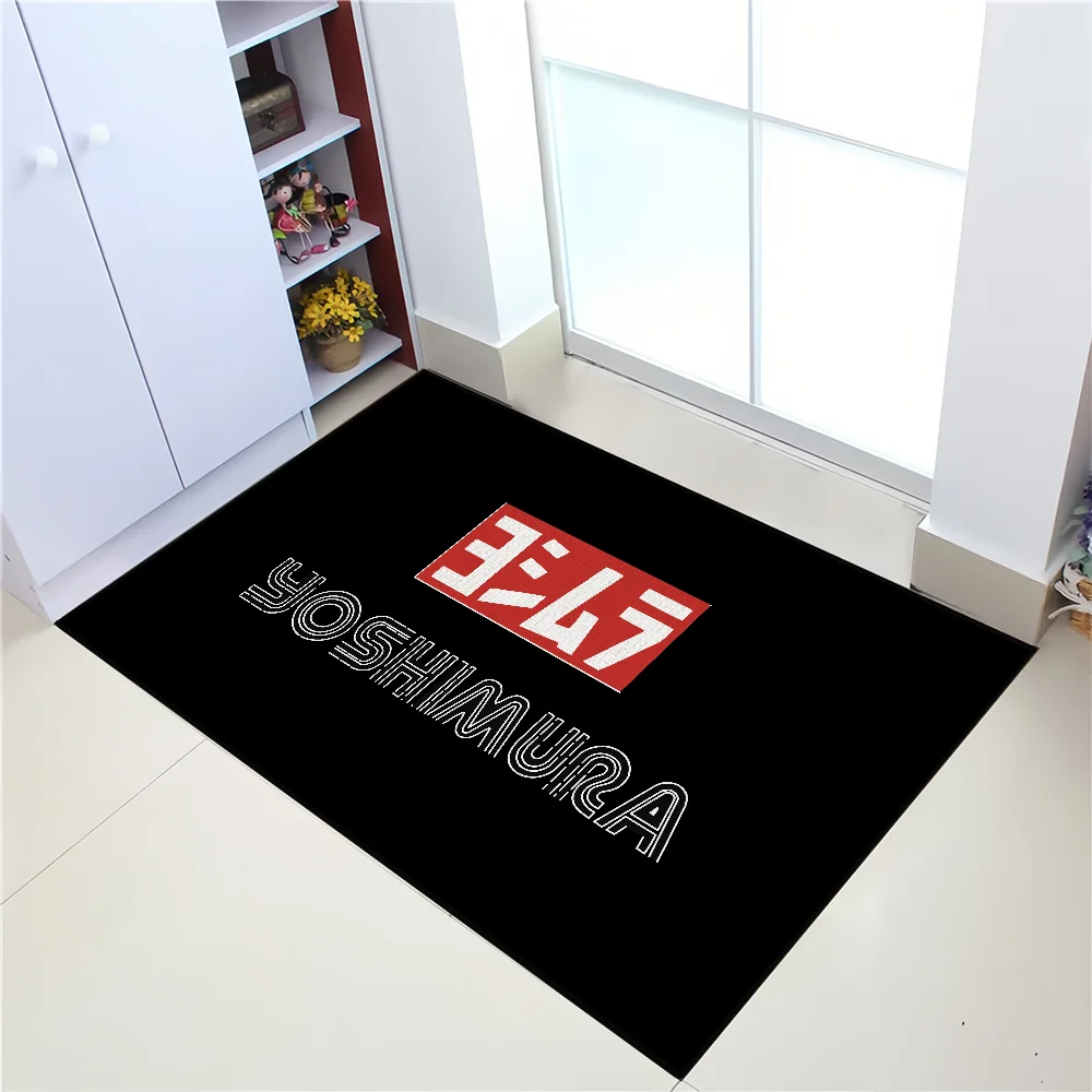 Navak Carpet Cool Y-YoshimuraS luxurious logo small carpet For House Bedroom Decoration Kitchen Bath Super Absorbent Rug Carpet Foot Non-slip