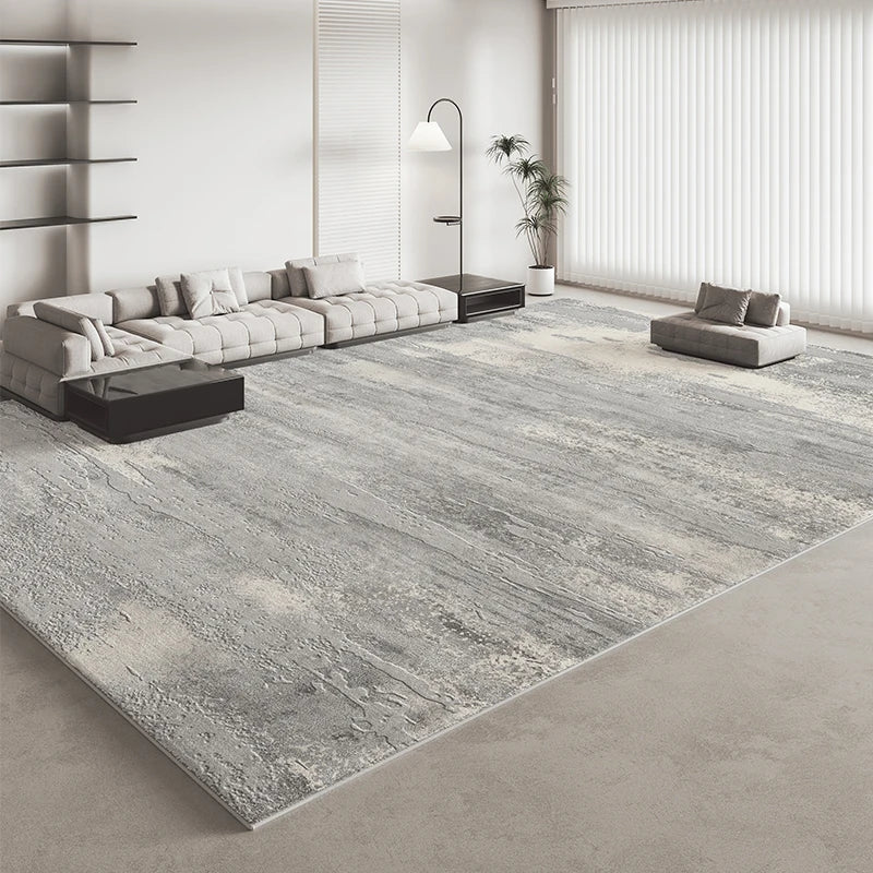 Navak Carpet Italian Minimalist Carpets for Living Room Light Luxury Bedroom Decor Plush Carpet Fluffy Soft Grey Area Rug Home Thickened Mat