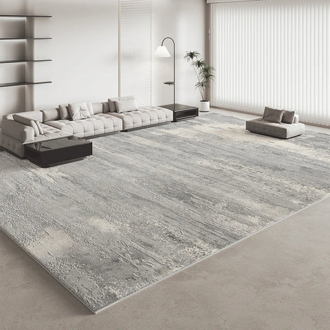 Navak Carpet Italian Minimalist Carpets for Living Room Light Luxury Bedroom Decor Plush Carpet Fluffy Soft Grey Area Rug Home Thickened Mat
