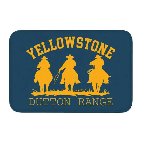 Navak Carpet Yellowstone Front Door Mat Anti-Slip Indoor Quick Dry Dutton Ranch Doormat Kitchen Balcony Entrance Rug Carpet