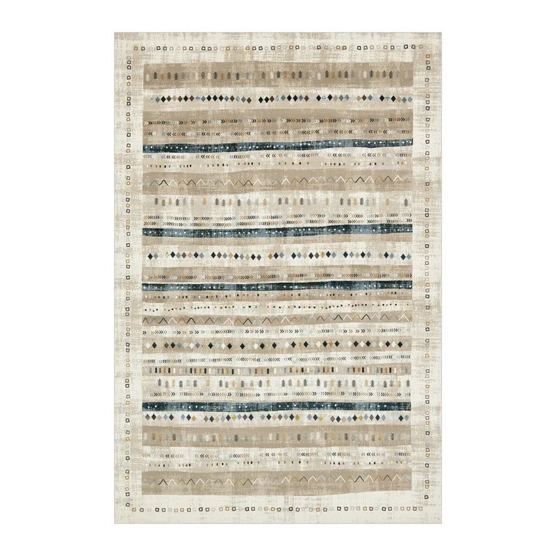 Navak Carpet Bohemian Persian-Inspired Area Rug for Living Room Bedroom Ethnic Tribal Design Soft Non-Slip Floor Mat