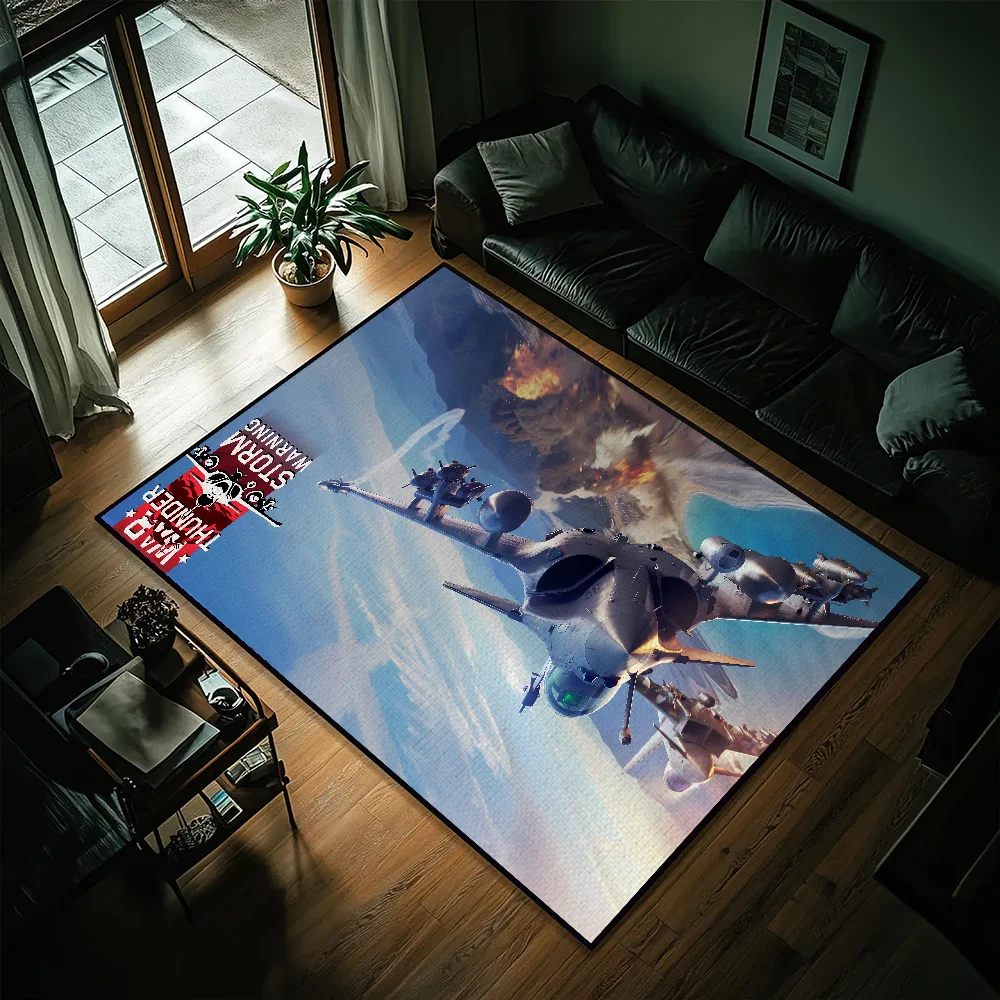 Navak Carpet W-ar Thunder Gaming Small Bedside Kitchen Bath Living Home House Bedroom Floor Mat Doormat Large Carpet Rug Decoration