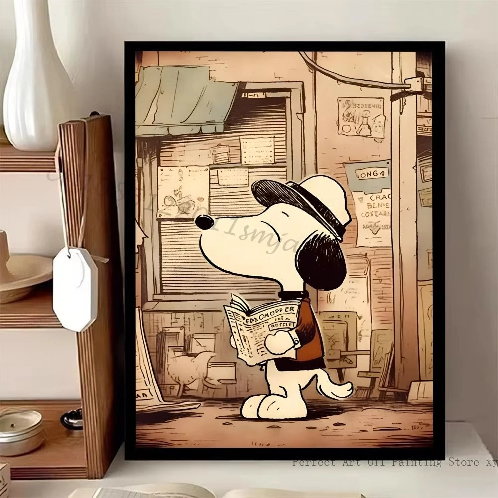Navak Carpet Daily Picks Retro Classic S-Snoopy Dog Poster Stickers Art Wall Murals Decor Game Room Decor Gifts Painting