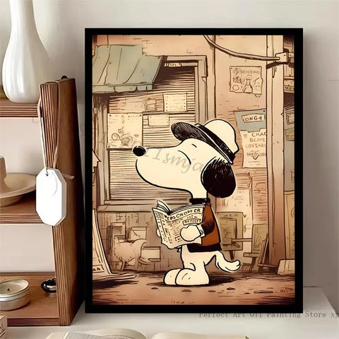 Navak Carpet Daily Picks Retro Classic S-Snoopy Dog Poster Stickers Art Wall Murals Decor Game Room Decor Gifts Painting