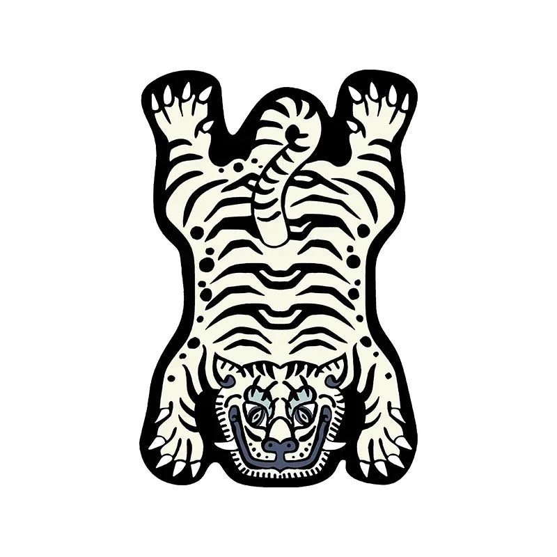 Navak Carpet Exclusive Picks Creative Cartoon Tiger Rug Cute Animal Living Room Children's Bedroom Bed Blanket Home Decor Kitchen Balcony Floor Mat