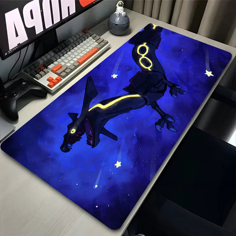 Navak Carpet Green Dragon Clouds Mouse Pad XXL PC Japan Anime R-rayquaza Mousepad Laptop P-pokemons Gamer Cabinet Keyboard Rug Cool Desk Mat