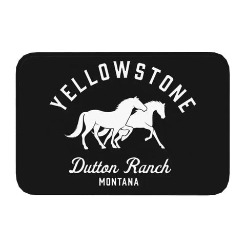 Navak Carpet Yellowstone Front Door Mat Anti-Slip Indoor Quick Dry Dutton Ranch Doormat Kitchen Balcony Entrance Rug Carpet