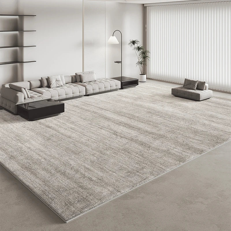 Navak Carpet Italian Minimalist Carpets for Living Room Light Luxury Bedroom Decor Plush Carpet Fluffy Soft Grey Area Rug Home Thickened Mat