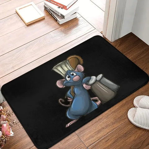 Navak Carpet MINOSO Remy The Little Chef From Ratatouille Doormat Rug Carpet Mat Footpad Polyester  Room Corridor Kitchen Bedroom