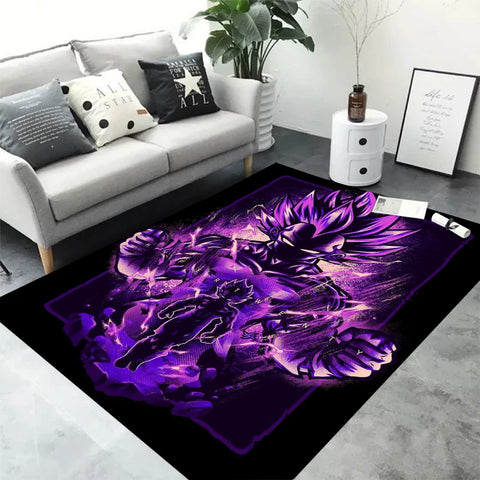 Navak Carpet Daily Picks Area Rugs Anime Son Goku Dragon Ball Z Super Saiyan Goku Ultra Instinct Printed Handmade Carpet for Home Decor