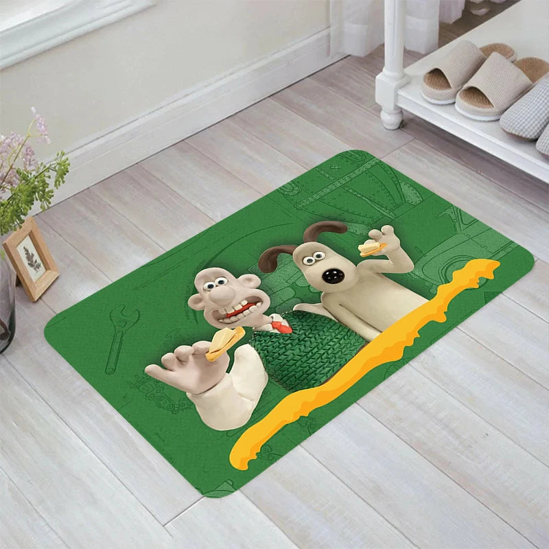 Navak Carpet A-Wallace and A-Gromit Floor Mat Carpets Kitchen Rug Home Doormat Entrance Door Balcony Rugs Room Mats Foot Carpet Bathroom Bath