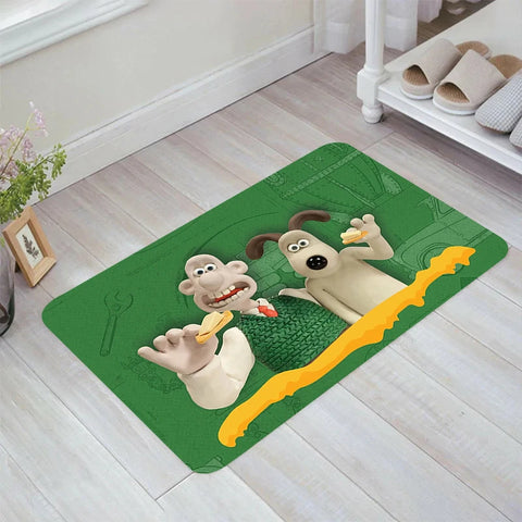 Navak Carpet A-Wallace and A-Gromit Floor Mat Carpets Kitchen Rug Home Doormat Entrance Door Balcony Rugs Room Mats Foot Carpet Bathroom Bath