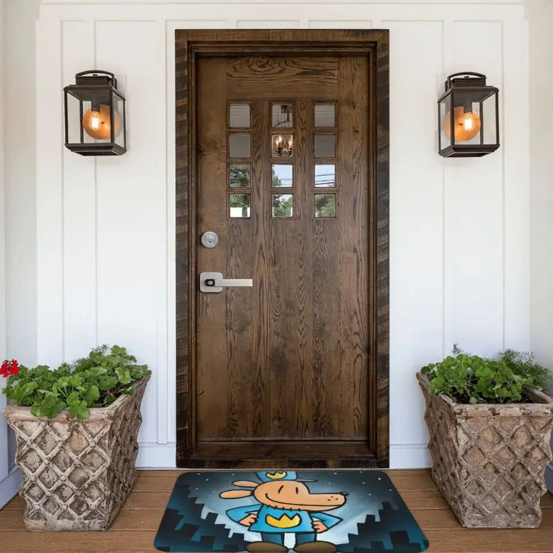 Navak Carpet Custom Dogs Man Doormat Mat Anti-Slip Bath Kitchen Toilet Rug Carpet 40*60cm