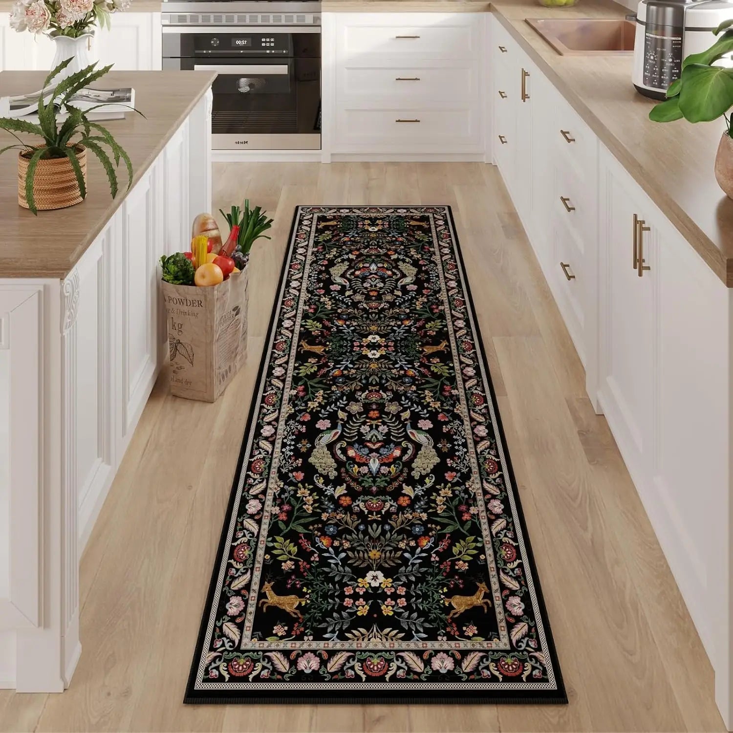 Navak Carpet Kitchen Floor Mat Runner Rug Hallway Non-slip Long Carpet Home Decoration Wear-resistant Laundry Room Foot Mats Alfombra Cocina