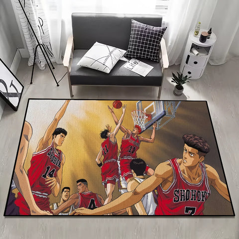 Navak Carpet small Dunk carpet Anti-Slip Kitchen Bedroom Handmade Anime Tufted Rug Carpet Slam Living Room Entrance Decoration