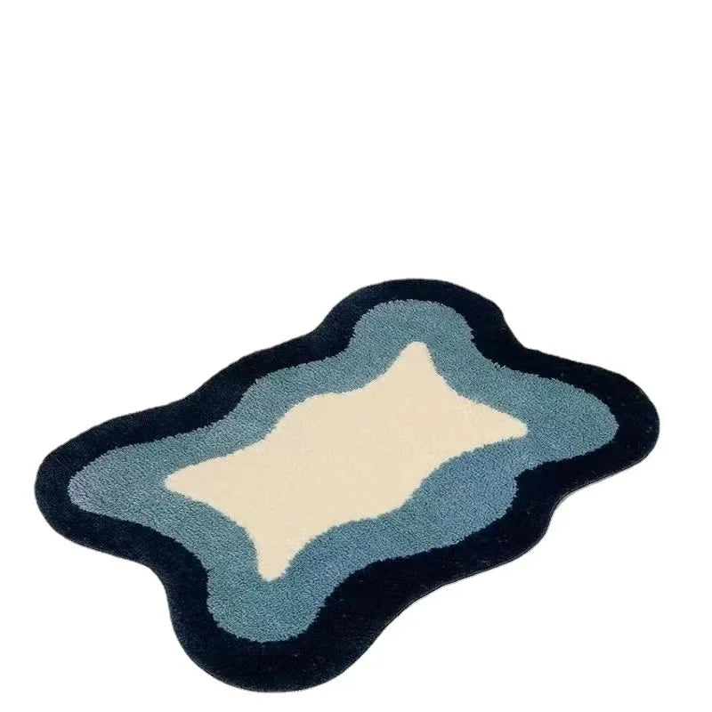 Navak Carpet Ins Style Bath Floor Mats Non Slip Stain-resistant Carpets Living Room Bedroom Rugs Absorbent Cashmere Mats