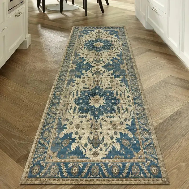 Navak Carpet Exclusive Picks Bohemian Corridor Carpet Geometric Pattern Crystal Velvet Floor Mat Entrance Kitchen Staircase Long Rug Home Decoration