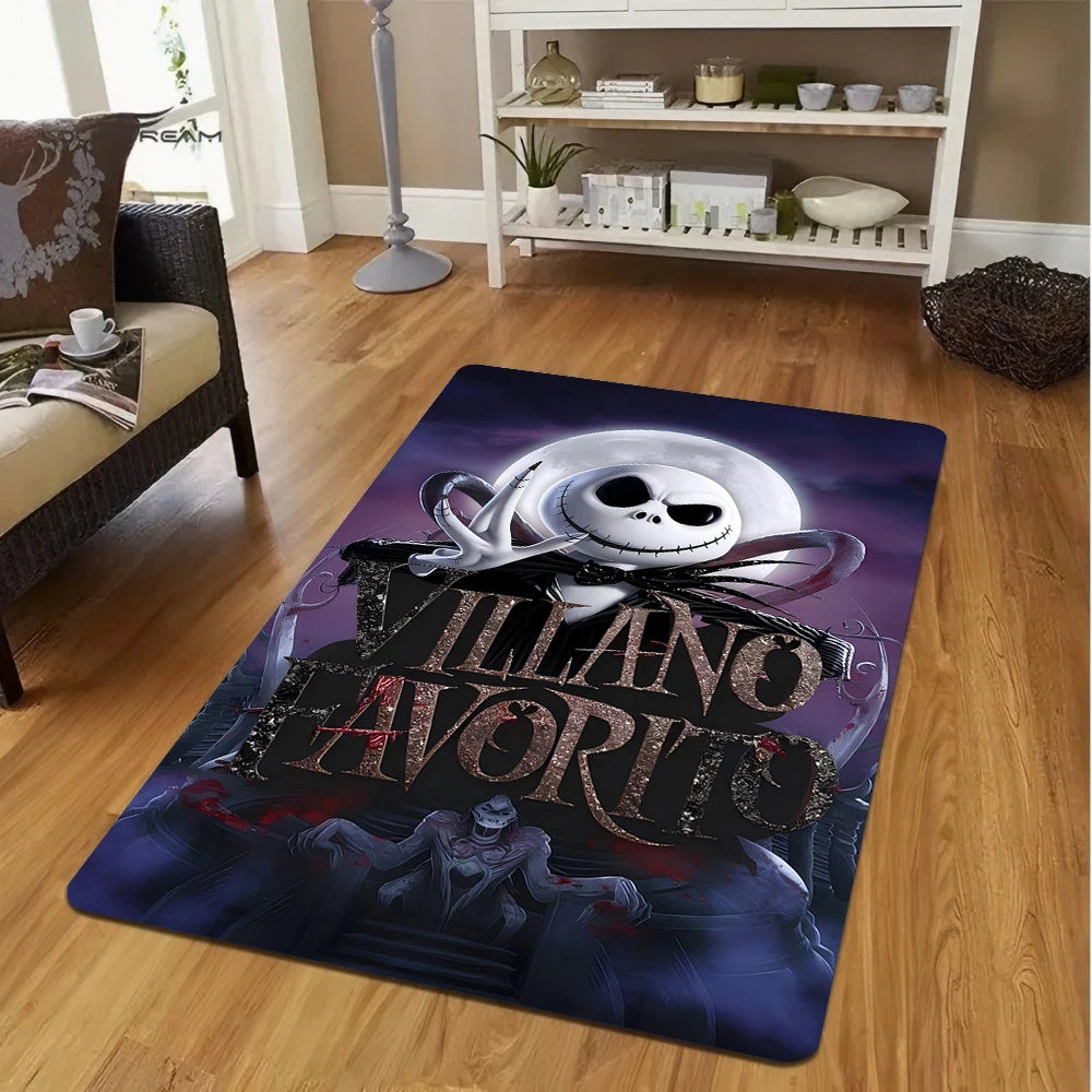 Navak Carpet Daily Picks Disney The Nightmare Before Christmas Jack Skellington Carpets for Girl Room Floor Mat Home Decor Non-Slip Rug Doormat