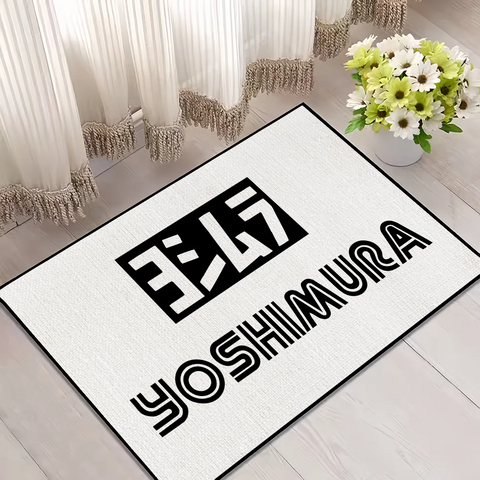 Navak Carpet Cool Y-YoshimuraS luxurious logo small carpet For House Bedroom Decoration Kitchen Bath Super Absorbent Rug Carpet Foot Non-slip