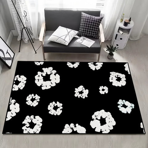 Navak Carpet small T-Tears carpet Anti-Slip Kitchen Bedroom fashion D-Denim Handmade Tufted Rug Luxury Living Room Entrance Decoration