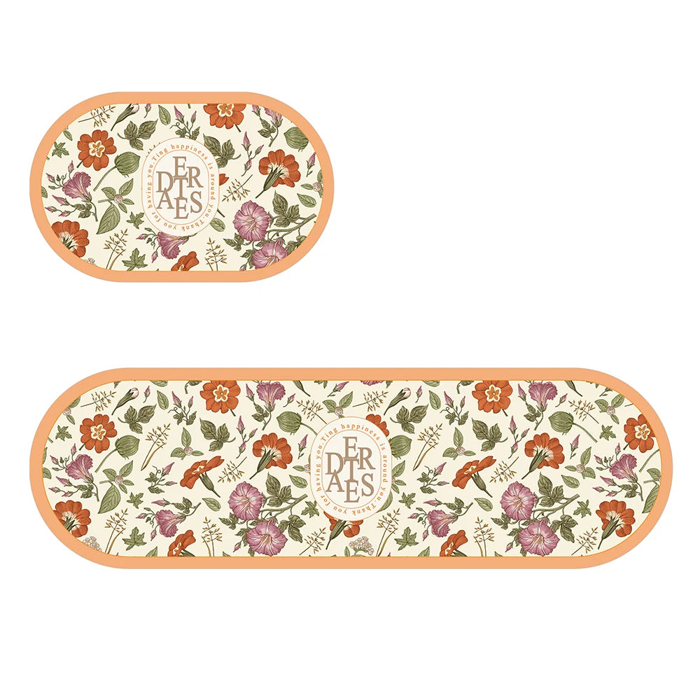 Navak Carpet Absorbent Kitchen Rug Non-slip Floor Mat Absorb Oil Kitchen Long Area Rug Bedroom Carpet Entrance Doormat Home Decor Room Tapis