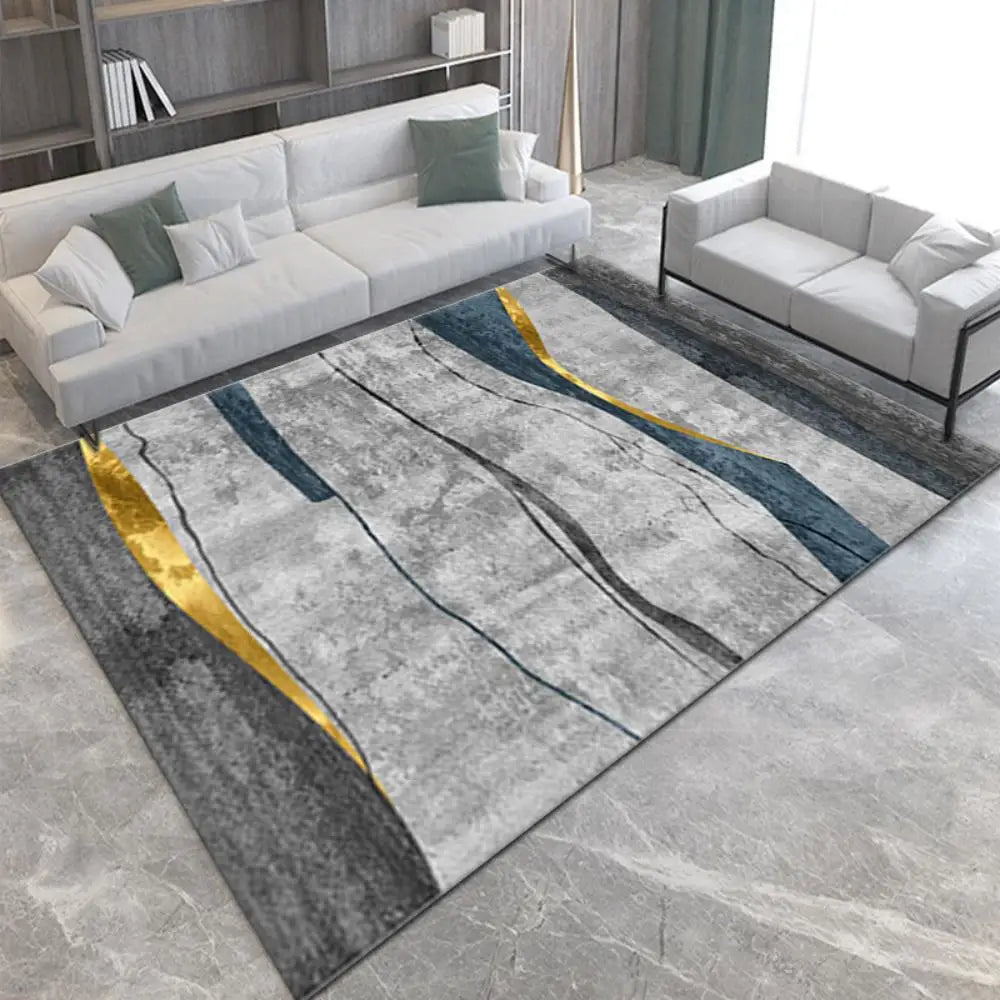 Navak Carpet Exclusive Picks Nordic Geometric Crystal Velvet Carpet Living Room Sofa Coffee Table Carpet Home Decor Bedroom Kitchen Lounge Carpet
