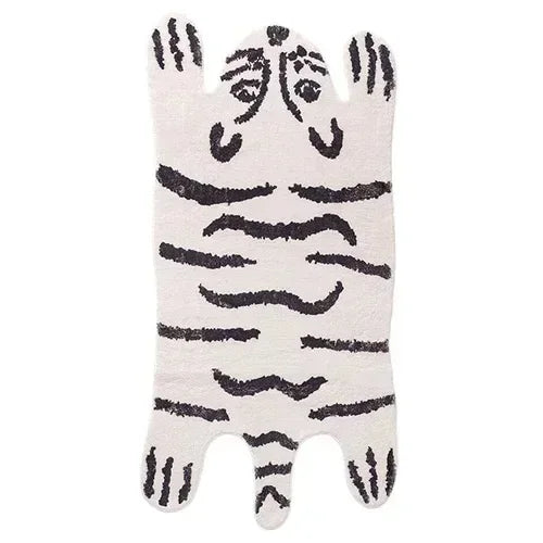 Navak Carpet Carpet for Living Room Tiger Leopard Print Plush Bedroom Bedside Mats Home Decoration Cartoon Fluffy Rugs Ковер Tapis Tapete 러그
