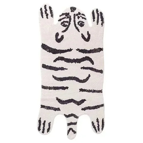 Navak Carpet Carpet for Living Room Tiger Leopard Print Plush Bedroom Bedside Mats Home Decoration Cartoon Fluffy Rugs Ковер Tapis Tapete 러그