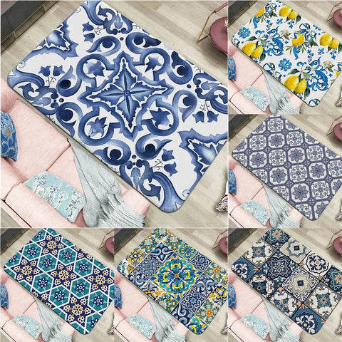 Navak Carpet Moroccan ethnic home decoration floor carpet children's room bedroom door mat living room bathroom absorbent floor mat