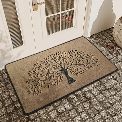 Navak Carpet Simple crystal velvet floor mats entrance door mats household foot mats entrance door mats bathroom absorbent mats