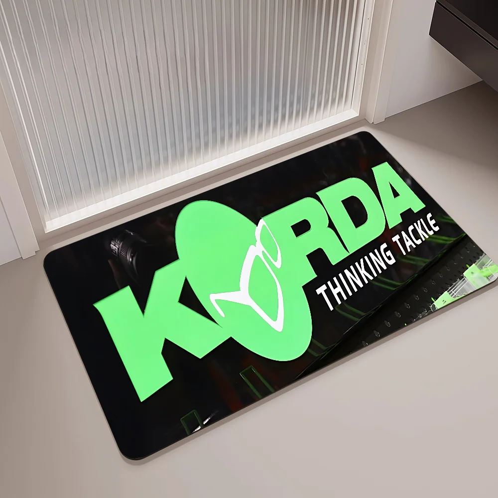 Navak Carpet K-Korda Fishing Logo Floor Mat Kids Room Bedroom Decoration Balcony Anti-Slip Doormat Living Room Welcome Rug