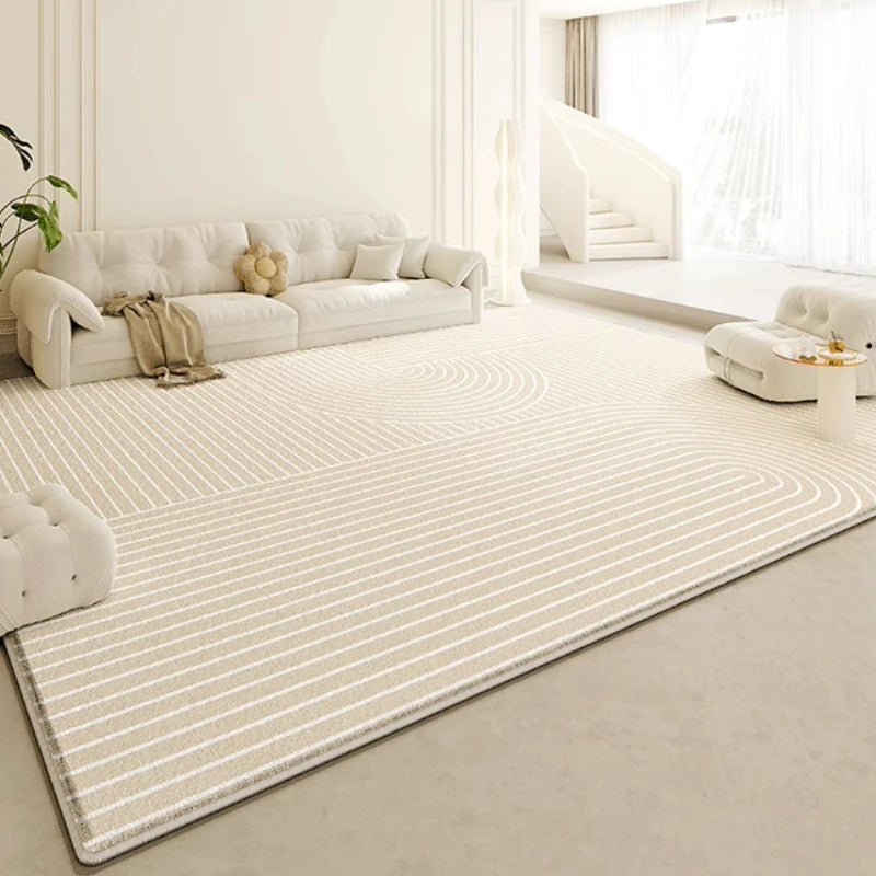 Navak Carpet Large Area Rugs for Bedroom Cream Style Living Room Decoration Plush Carpet Home Fluffy Soft Rug Thick Anti-slip Study Floor Mat