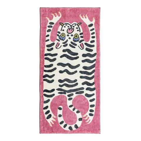 Navak Carpet Exclusive Picks Cartoon Leopard Carpet For Cooling And Warmth, Home Decoration, Bedroom Plush Floor Mat, Living Room Rest Area Floor Mat