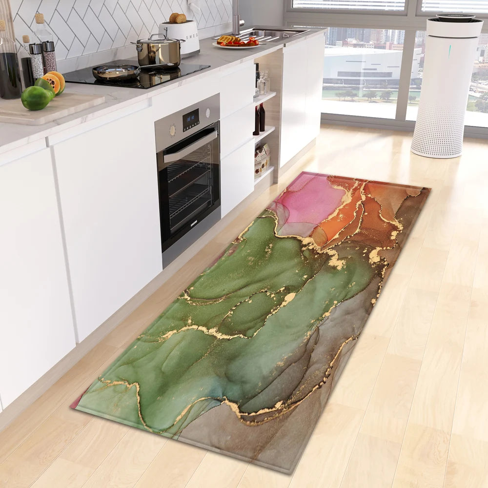 Navak Carpet Entrance Doormat Kitchen Carpet Bedroom Floor Balcony Decoration Long Rug Custom Made Home Bath Door Hallway Anti-Slip Foot Mat