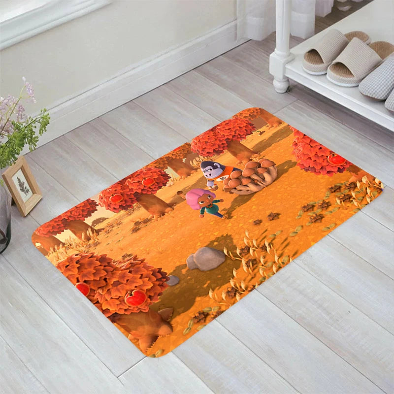 Navak Carpet Animal C-Crossing Game Floor Mat Home Carpet Entrance of House Room Rugs Carpets Balcony Kitchen Rug Foot Doormat Door Mats Bath