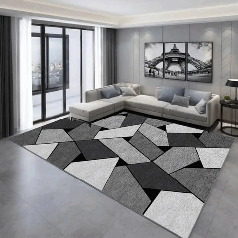 Navak Carpet Exclusive Picks Nordic Geometric Crystal Velvet Carpet Living Room Sofa Coffee Table Carpet Home Decor Bedroom Kitchen Lounge Carpet