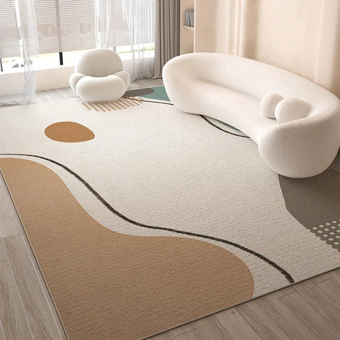 Navak Carpet Nordic style crystal velvet carpet living room bedroom bed blanket advanced antique sofa light luxury coffee table blanket