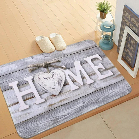 Navak Carpet 1Pc Wooden Box Trap Print Door Mat Absorbent Washable Home Decor Carpet Dirt Resistant Living Room Bedroom Bathroom Kitchen Rug