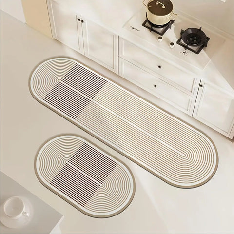 Navak Carpet Exclusive Picks 2pcs Kitchen Rug Washable Non Slip Soft Stain Resistant Mat for Floor Kitchen Laundry Room Hallway Runner Rugs Home Decor