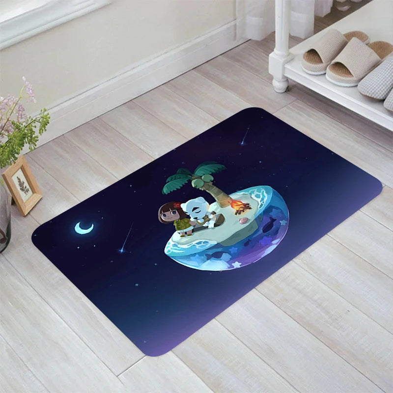 Navak Carpet Animal C-Crossing Game Floor Mat Home Carpet Entrance of House Room Rugs Carpets Balcony Kitchen Rug Foot Doormat Door Mats Bath