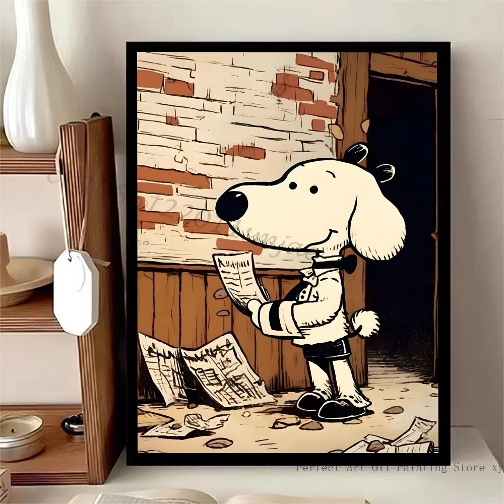 Navak Carpet Daily Picks Retro Classic S-Snoopy Dog Poster Stickers Art Wall Murals Decor Game Room Decor Gifts Painting