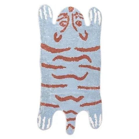 Navak Carpet Carpet for Living Room Tiger Leopard Print Plush Bedroom Bedside Mats Home Decoration Cartoon Fluffy Rugs Ковер Tapis Tapete 러그