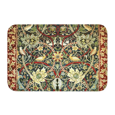 Navak Carpet Custom William Morris Compton Floral Art Nouveau Pattern Doormat Bath Door Floor Mat Textile Pattern Toilet Rug Carpet Footpad
