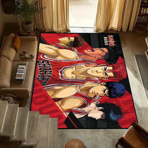 Navak Carpet small Dunk carpet Anti-Slip Kitchen Bedroom Handmade Anime Tufted Rug Carpet Slam Living Room Entrance Decoration