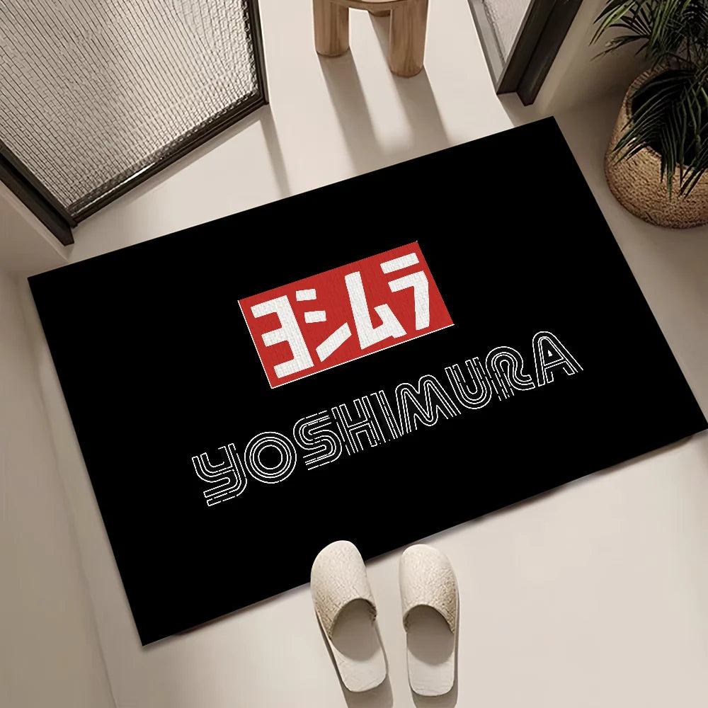 Navak Carpet Cool Y-YoshimuraS luxurious logo small carpet For House Bedroom Decoration Kitchen Bath Super Absorbent Rug Carpet Foot Non-slip
